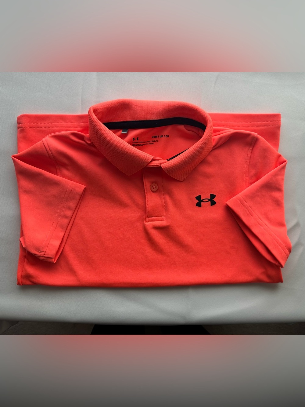 Under Armour Kids' Polo Shirt - Bright Coral